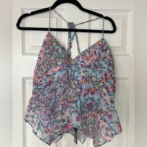 Steve Madden | XL | Brianna Ruched Top Petal Paisley